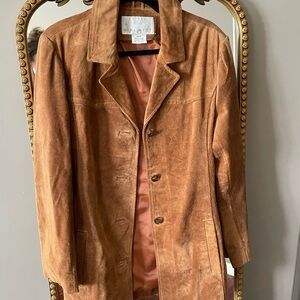 Nine West Brown Suede jacket size medium